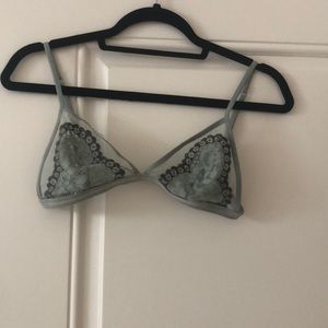 Green Victoria’s Secret Bralette